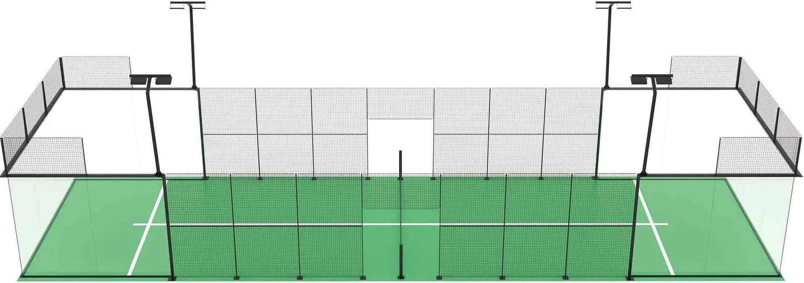 NB-P03P super panoramic padel court